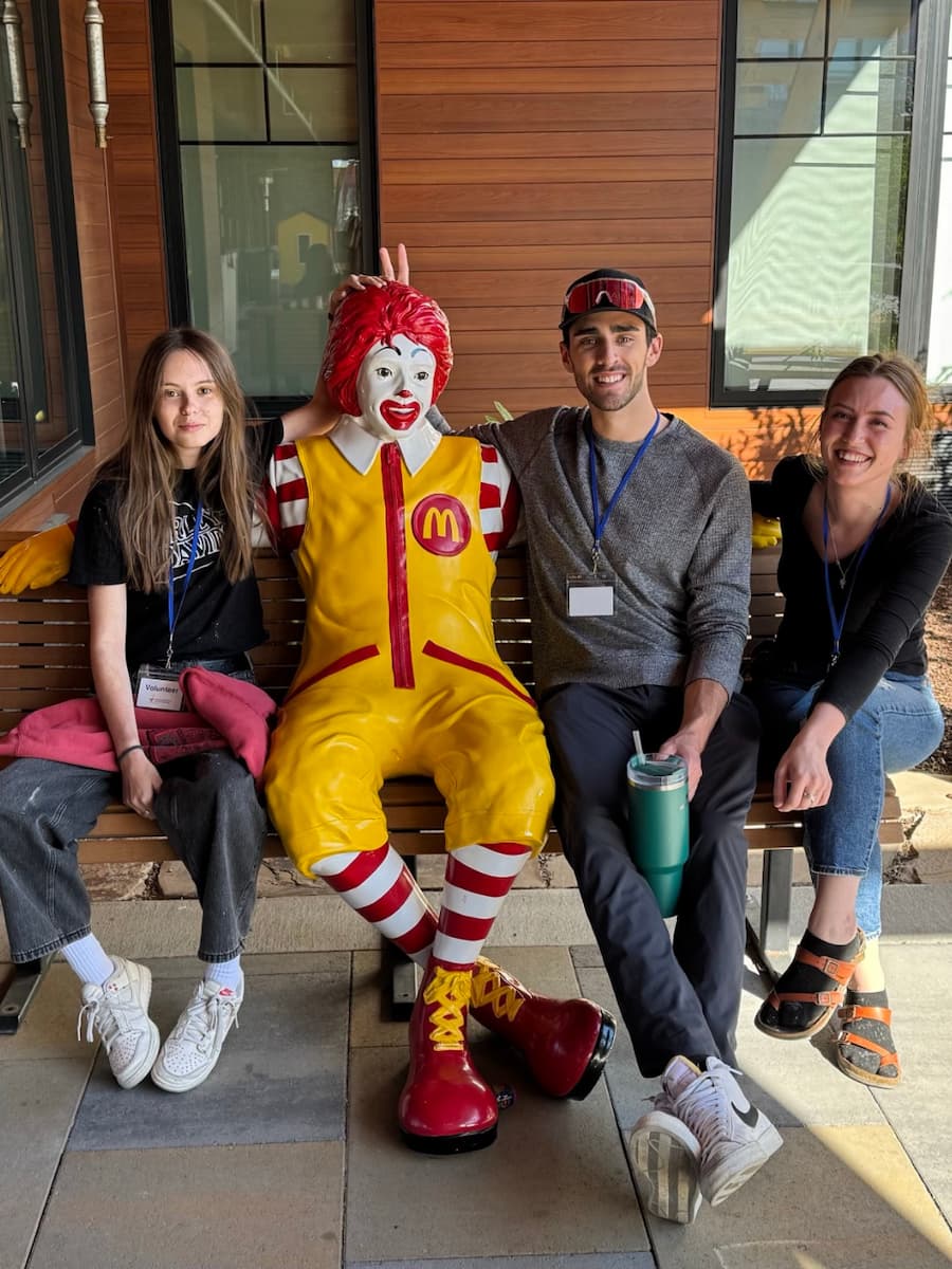 Taking a Picture at McDonalds